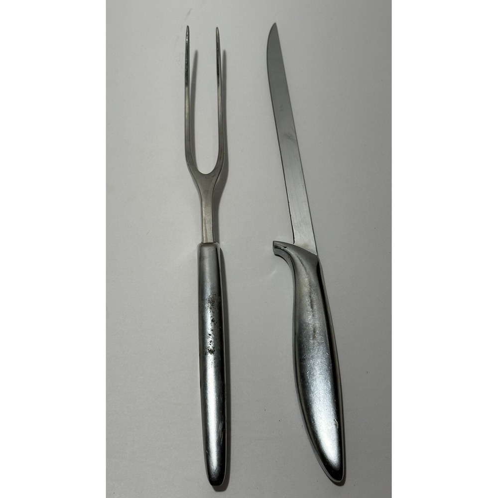 Gerber Meat Fork +‎ Knife  Legendary Blades Siegfried Stainless Serving